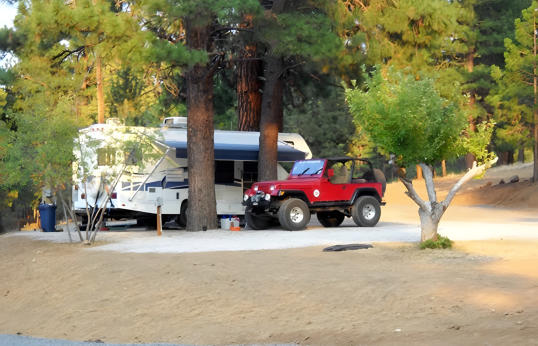 rv sites at Hawk's Nest Campground