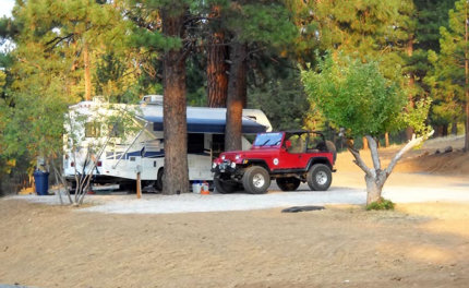 rv site at Hawk's Nest